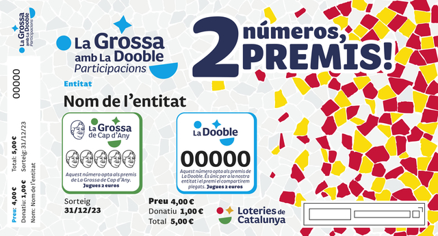 La Grossa amb La Dooble. L’alternativa catalana a les participacions tradicionals de Nadal i és 100% social