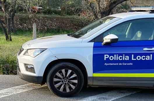 SUCCESSOS: La Policia Local de Cervelló deté dues persones per robatori amb força