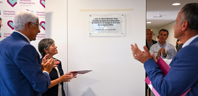 El conseller de Salut, Manel Balcells, ha inaugurat avui a Martorell el nou edifici assistencial de l'Hospital Sagrat Cor de Germanes Hospitalàries