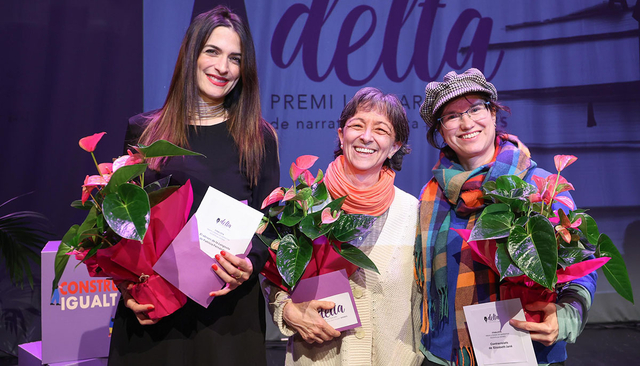 El guardó finalista ha estat compartit per Elisabeth Jané, de Sabadell, amb l’obra Contrarrelats, i Patricia Fernández, de Madrid, amb El abrazo de la langosta