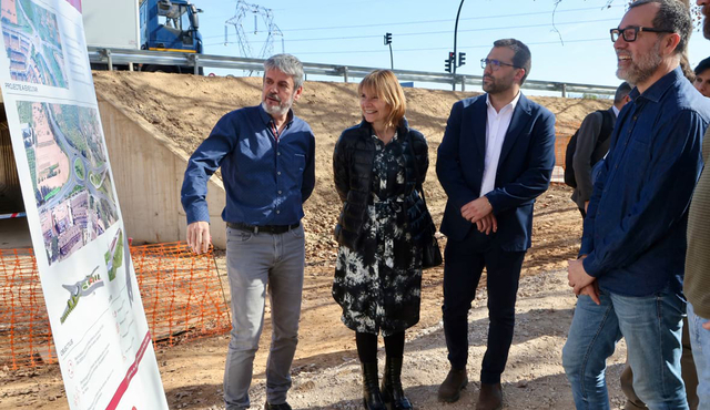 La presidenta de la Diputació visita Sant Vicenç dels Horts