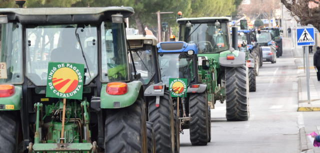 Ja han començat les protestes del agricultors