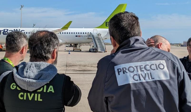 Els fets han tingut lloc al voltant de les 10:30 hores quan s'ha detectat que s'havia fet malbé  l'embolcall exterior d'una caixa que contenia material mèdic amb substàncies radioactives