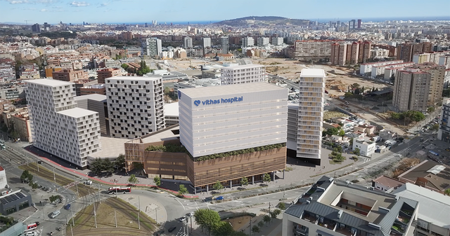 El grup sanitari Vithas està avançant en la construcció del seu nou Hospital Vithas Barcelona