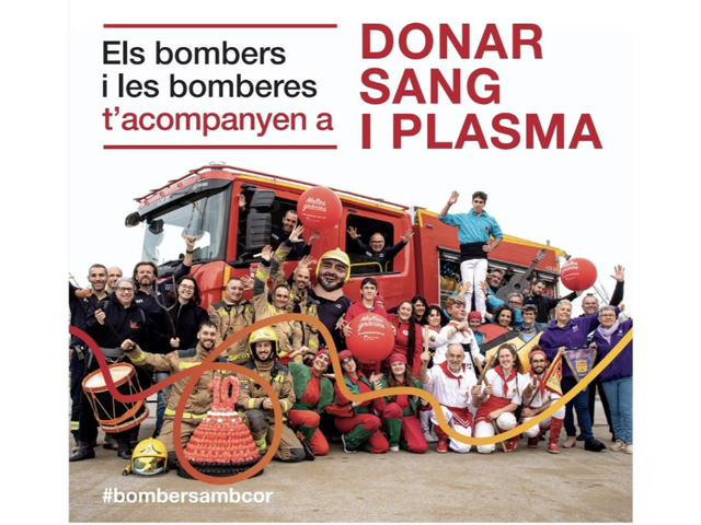 SOCIETAT: Els Bombers de la Generalitat porten la campanya de donació de sang a Esparreguera
