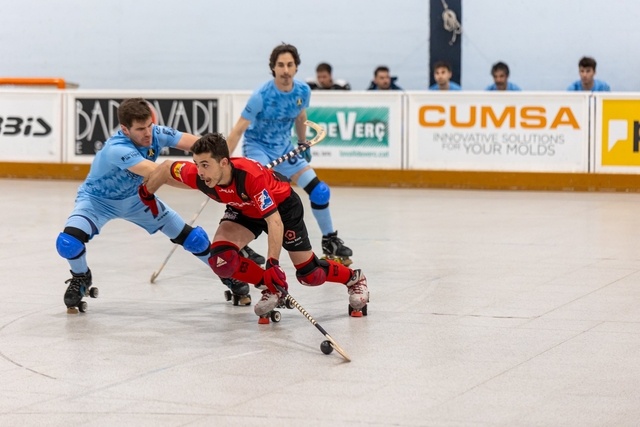 ESPORTS (HOQUEI SOBRE PATINS, OK LLIGA): L’HC Sant Just guanya al Reus Deportiu a la Bonaigua i segellen la permanència