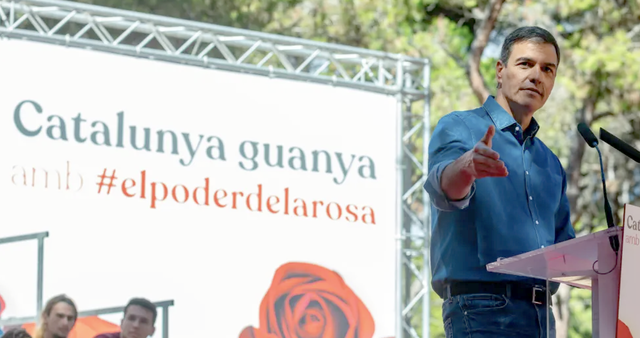 El president Pedro Sánchez participarà en la Festa de la Rosa del PSC
