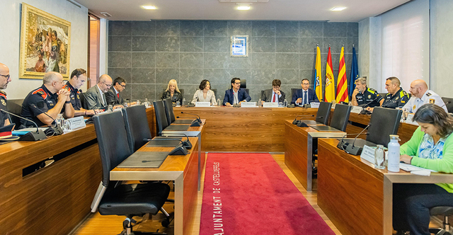 Parlon participa en la Junta Local de Seguretat de Castelldefels