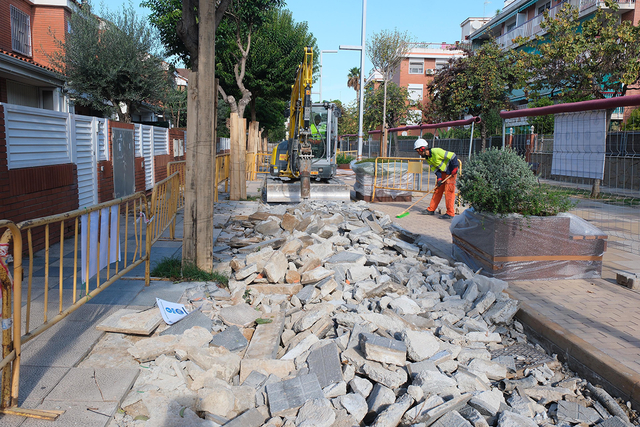 Arrenquen les obres de remodelació del carril bici del passeig del Canal