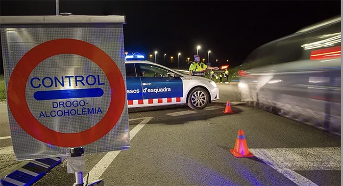 SUCCESSOS: Detingut un conductor a Sant Joan Despí per alcoholèmia penal