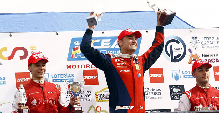 Pepe Arqué, campió d'Espanya de car cross 2025