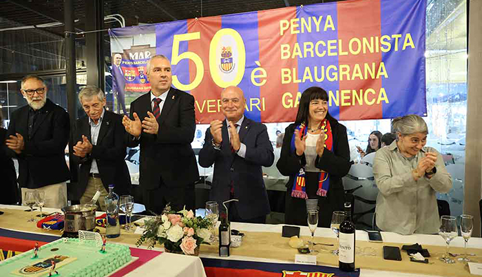 La Penya Barcelonista Blaugrana Gavanenca celebra 50 anys