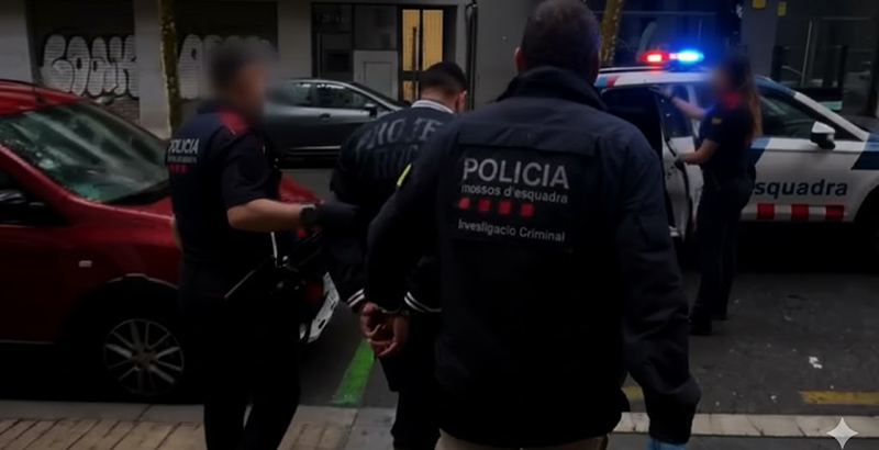 Detenen a Sant Vicenç dels Horts un home per resistència a l'autoritat amb arma blanca