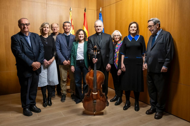 L’històric violoncel de Pau Casals arriba a Barcelona pel 150è aniversari del mestre