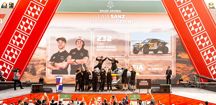 L’EBRO Audax Motorsport de Laia Sanz fa història al Dakar