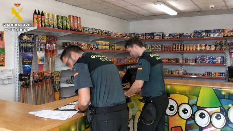 La Guàrdia Civil reforça les inspeccions de pirotècnia per Sant Joan