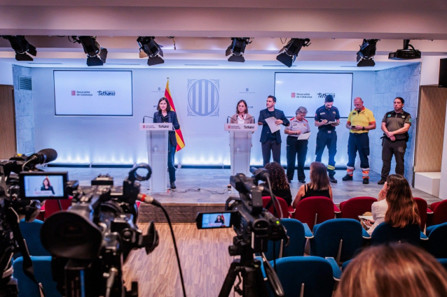 El Baix Llobregat i L'Hospitalet intenten recuperar la normalitat en un inici de setmana marcat per l'alerta d'inundacions