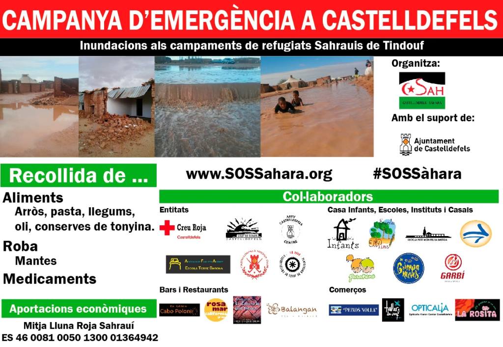 L’Associació Castelldefels Sàhara engega una campanya solidària
