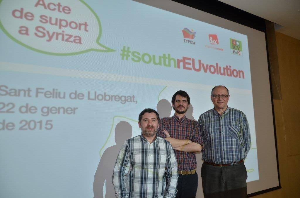 ICV-EUiA del Baix Llobregat dóna suport a la candidatura de Syriza