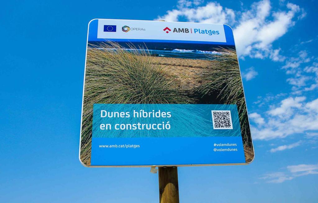 L’AMB acaba la primera fase del projecte ‘Dunes híbrides’ a les platges comarcals