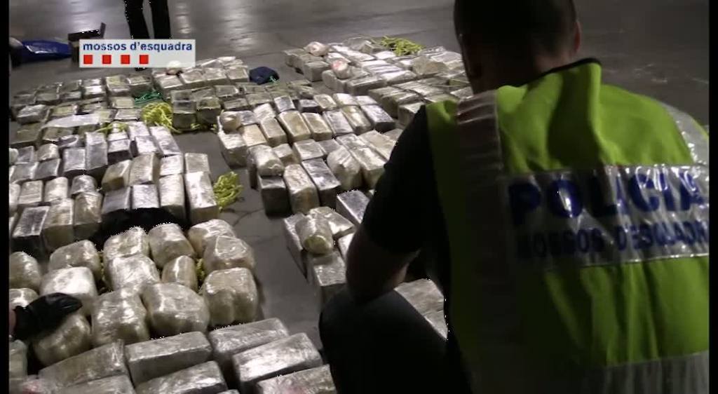Una empresa d’Esparreguera rep 700 quilos de cocaïna en un contenidor