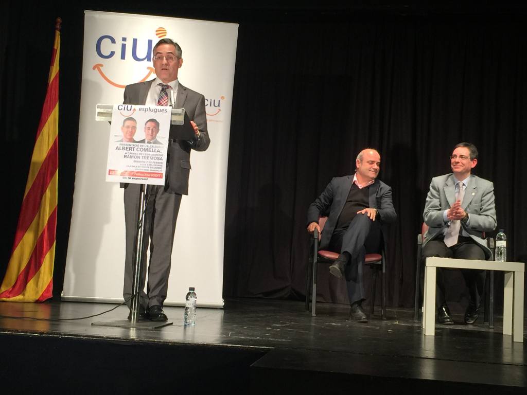 El convergent Albert Comellas presenta la seva candidatura a l’alcaldia d’Esplugues