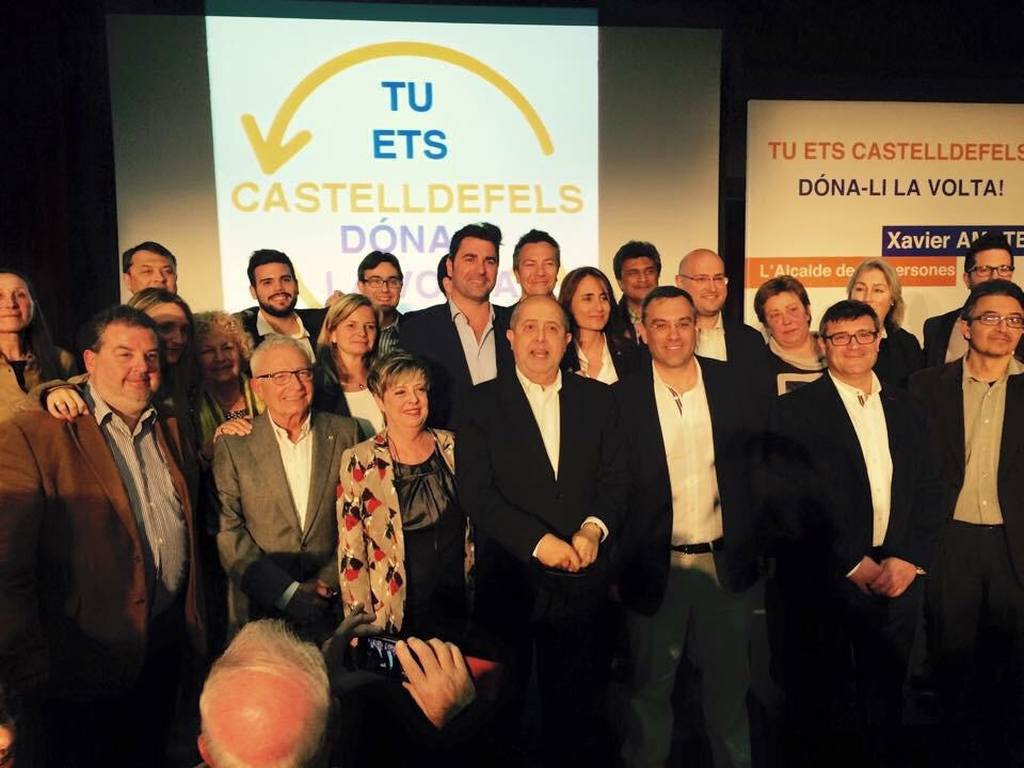 Felip Puig presenta al castelldefelenc Xavier Amate i el seu equip per a les Municipals