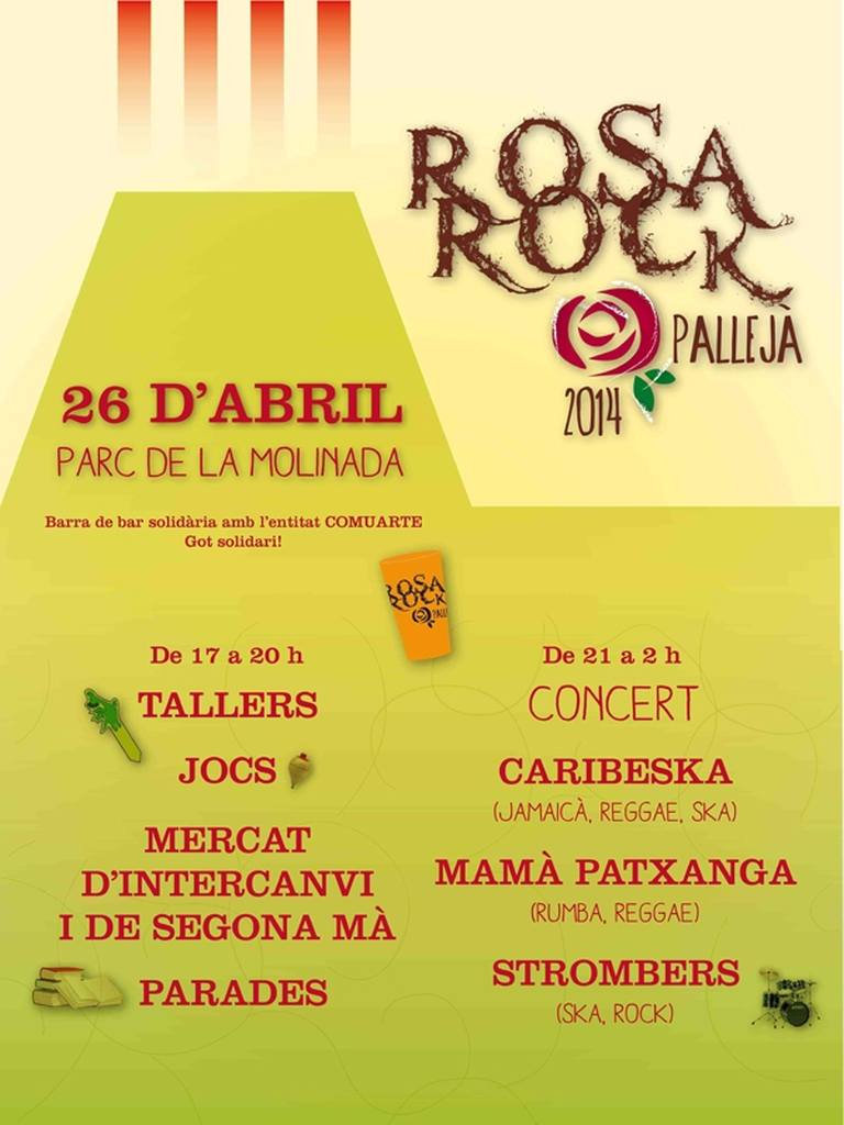 El Festival Rosa Rock Pallejà serà una gran festa solidària i cultural