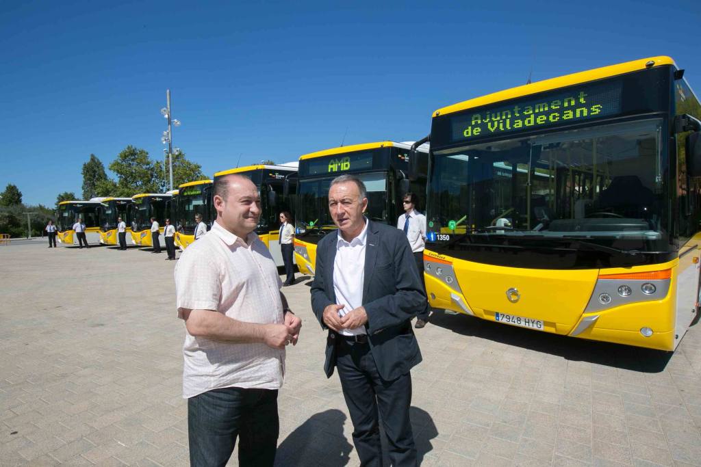 Viladecans compta amb vuit nous autobusos metropolitans
