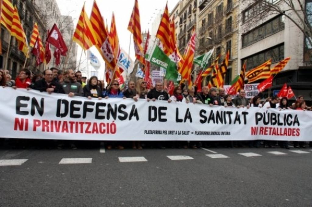 El Prat es mobilitza en defensa de la sanitat pública