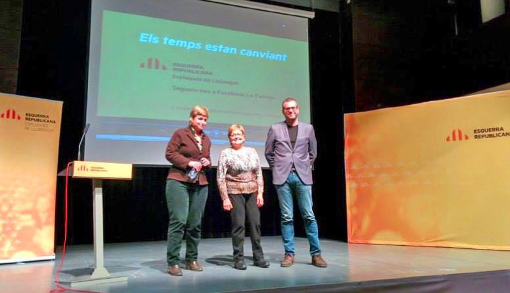 ERC d'Esplugues presenta a Can Vidalet la seva candidatura per a les municipals
