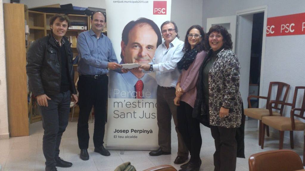 Josep Perpinyà es presenta a reelecció com alcalde de Sant Just
