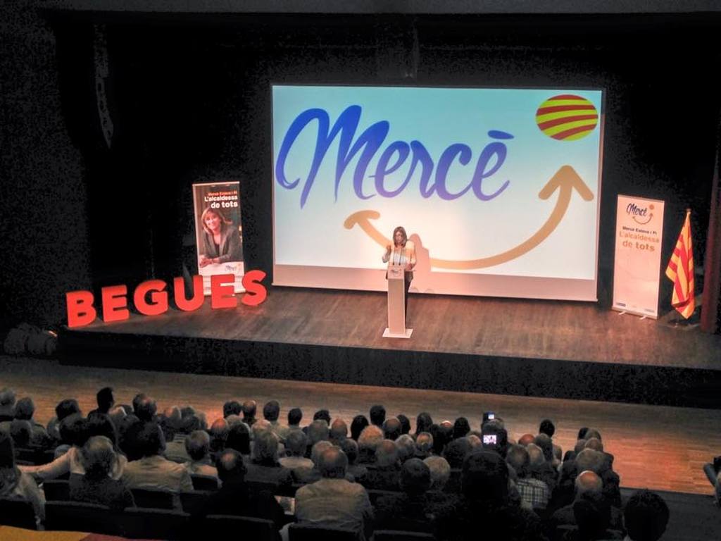 Mercè Esteve presenta la seva candidatura a l’alcaldia de Begues per CiU
