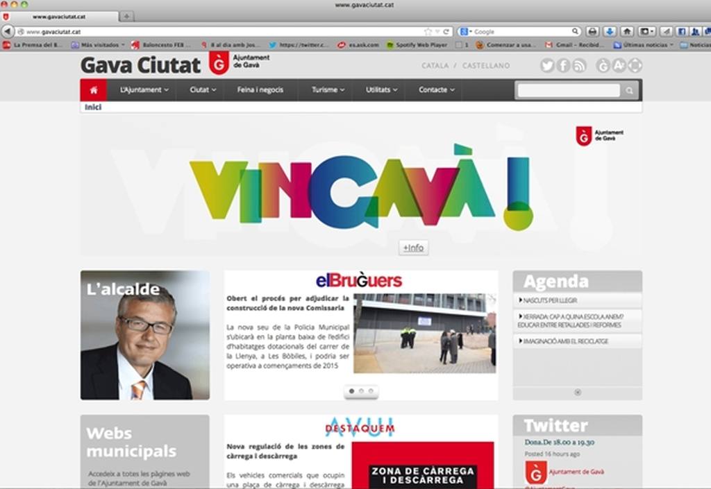 El web municipal de Gavà, exemple de transparència informativa