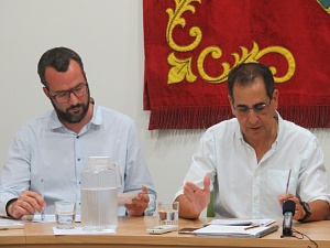 Jordi Bou (PDeCAT) i Joan Borràs (ERC)