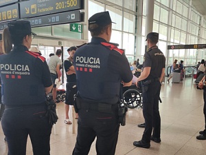 L'Aeropor Barcelona-El Prat, un dels punts d'activitat policial