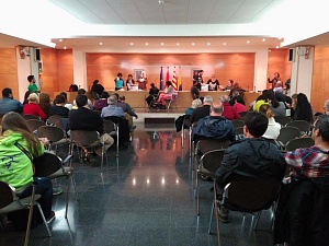 Durant l'acte del recompte de vots efectuat a la sala d'actes de l'Ajuntament de Cervelló