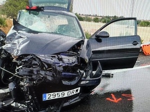 Imatge d'un accident de trànsit