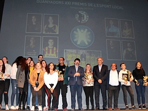 El teatre Núria Espert va acollir ahir divendres 23 de novembre els Premis de l’Esport Local de Sant Andreu de la Barca