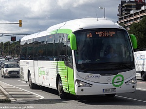Territori i Sostenibilitat millora el bus exprés e8 Barcelona-Corbera