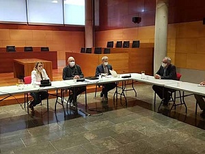 L’alcaldessa de Gavà, Raquel Sánchez, i el conseller d’Educació, Josep Bargalló, han mantingut aquest matí una reunió de treball a l’Ajuntament