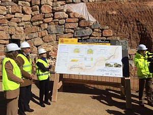 Ana Pastor va presidir l'acte d'obertura del primer túnel