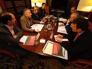 Reunió celebrada a la seu de la Delegació del Govern de l'Estat a Barcelona