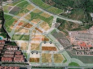 El sector Llevant de Viladecans té una superfície de 26,6 hectàrees