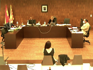 Carrasco declarant en el jutjat 25 de Barcelona