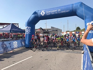 La competició va aplegar gairebé uns 200 ciclistes, que va permetre una gran jornada de ciclisme