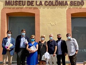 Representants d’ambdues institucions es comprometen, en una visita a la Colònia Sedó d’Esparraguera, a crear sinèrgies beneficioses 