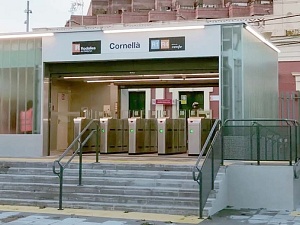 Nou edicle d’accés a l’estació de Renfe de Cornellà de Llobregat