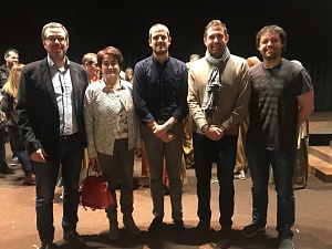 Gest històric d’Eduard Rivas, alcalde d’Esparreguera i Pilar Puimedon, alcaldessa d’Olesa de Montserrat (així com de l’alcalde d’Abrera, Jesús Naharro a Olesa)
