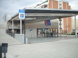 Estació dels Ferrocarrils Catalans a Sant Andreu de la Barca